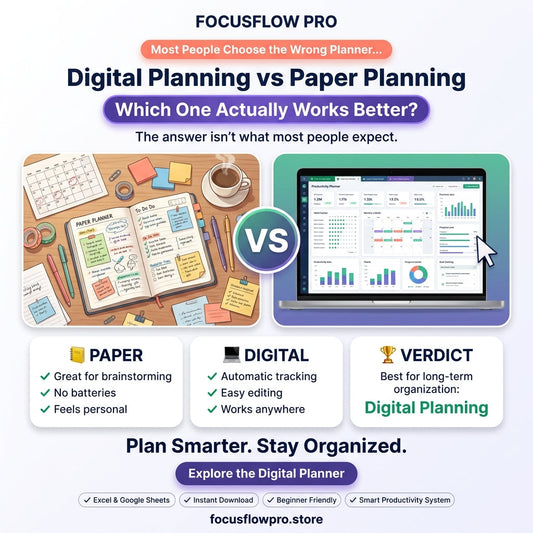 Digital Planning vs Paper Planning: Which One Actually Works Better?