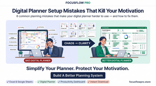 Digital Planner Setup Mistakes That Kill Your Motivation