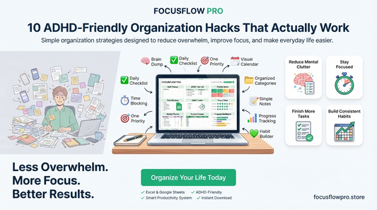 10 ADHD-Friendly Organization Hacks That Actually Work