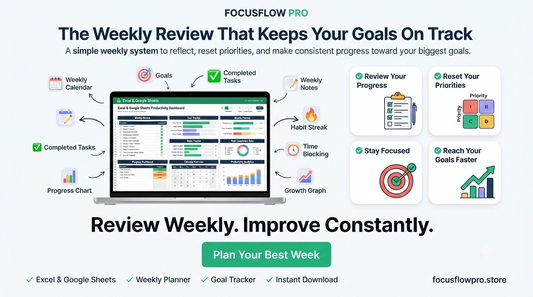 The Weekly Review That Keeps Your Goals On Track