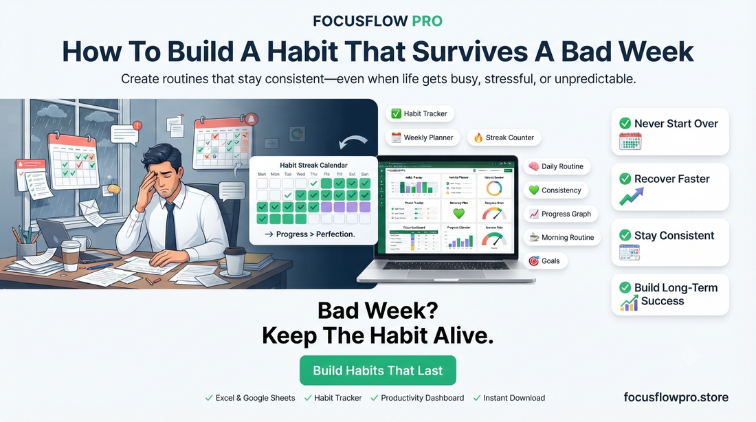 How To Build A Habit That Survives A Bad Week