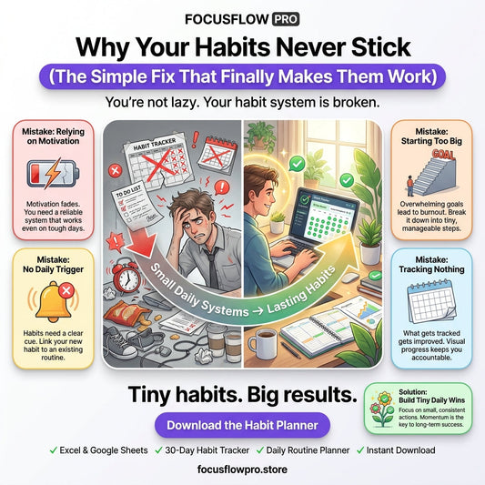 Why Your Habits Never Stick (And the Simple Fix That Finally Makes Them Work)