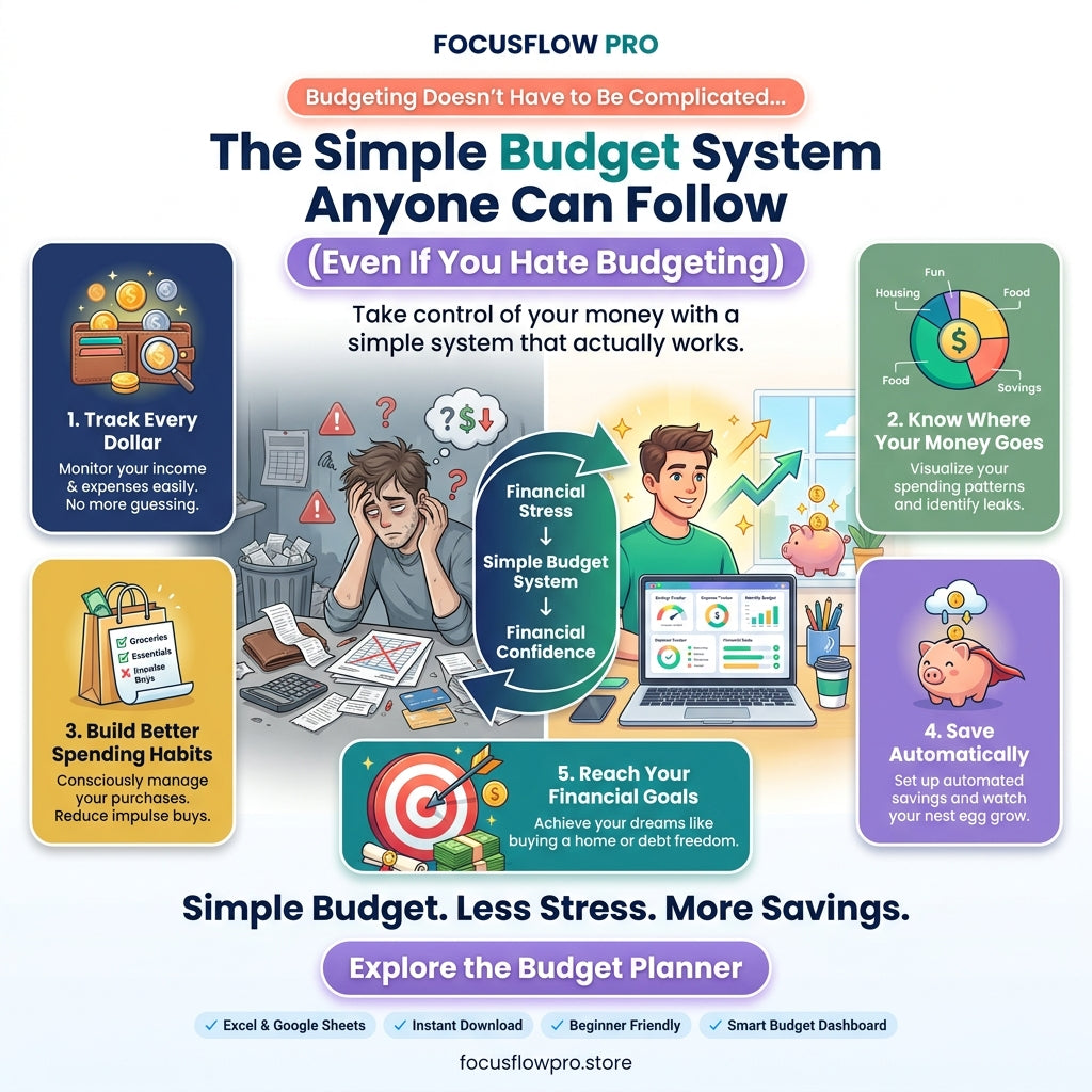 The Simple Budget System Anyone Can Follow (Even If You Hate Budgeting)