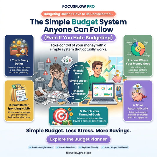 The Simple Budget System Anyone Can Follow (Even If You Hate Budgeting)